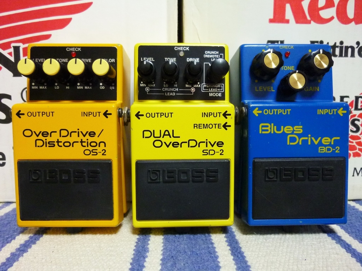 BOSS SD-2 DUAL OverDrive 「yellow mode」 - 赤い羽BLOG
