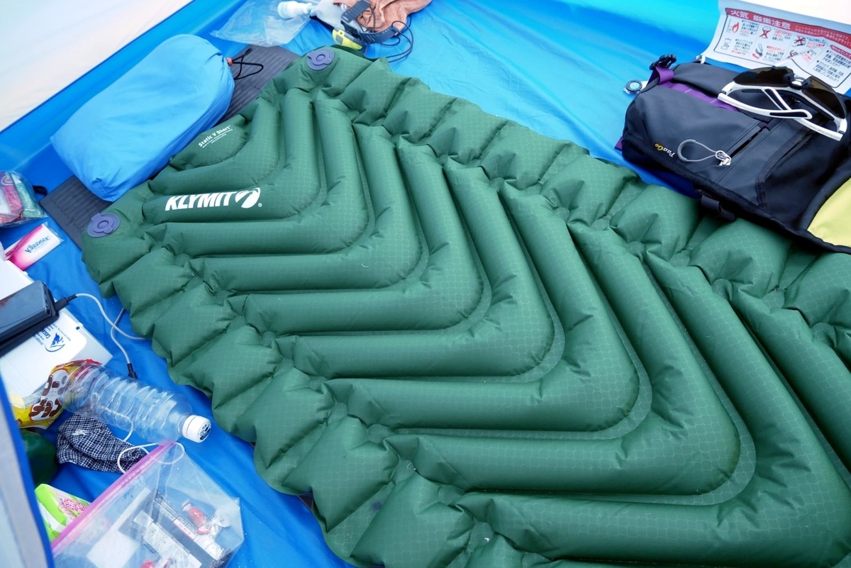 テント泊用のスリーピングマット「クライミット スタティックV