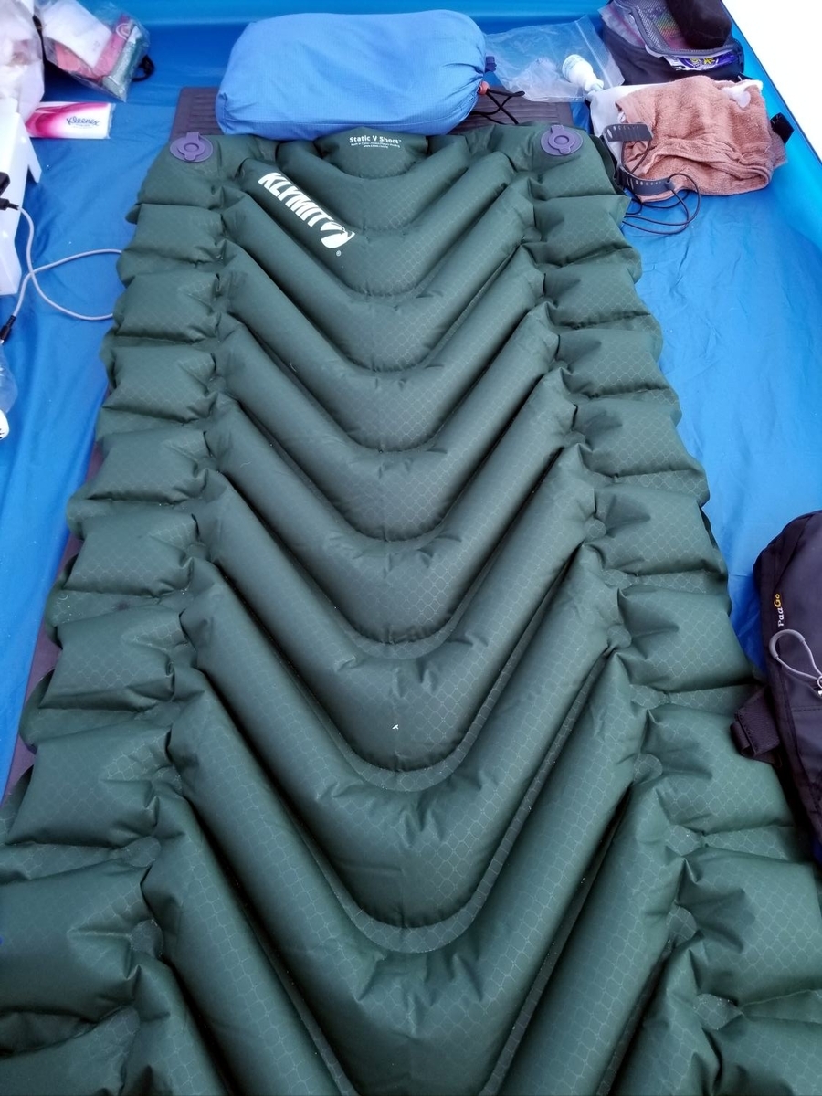 テント泊用のスリーピングマット「クライミット スタティックV