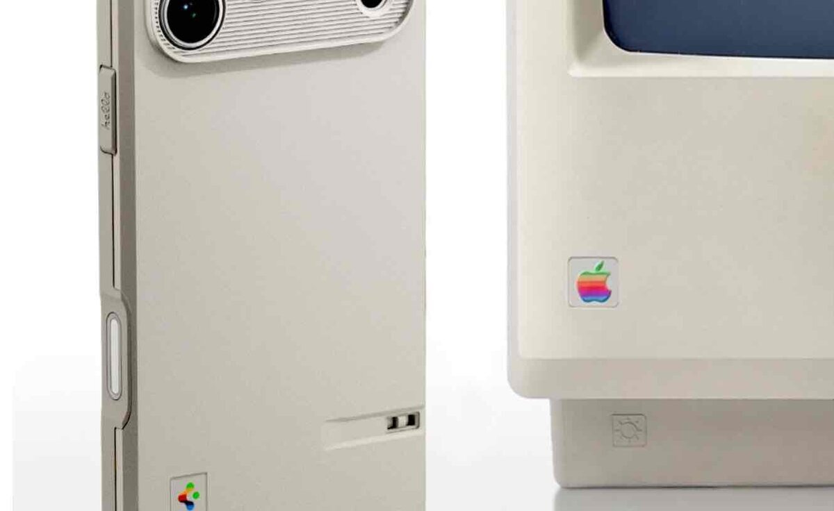 アップル マッキントッシュ ケースと液晶モニター アップル