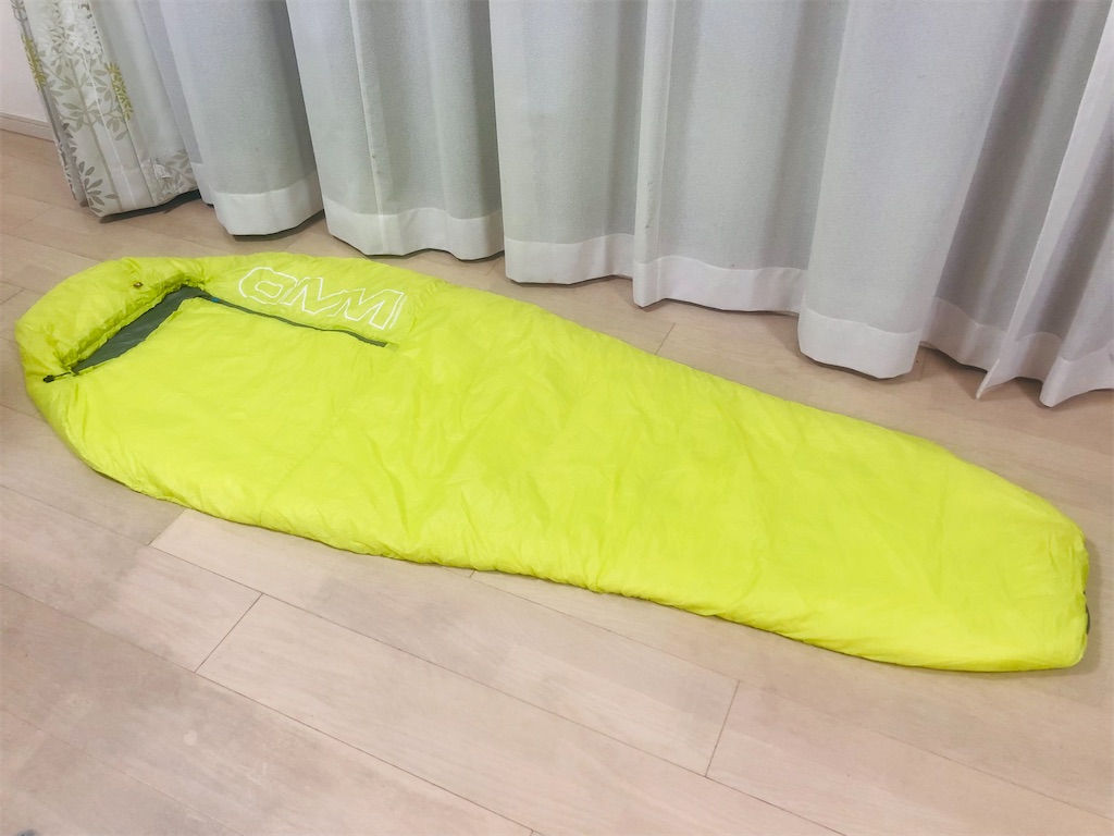 世界最軽量級3シーズン用化繊シュラフ OMM Mountain Raid 233の徹底