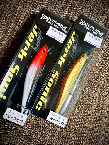 最近手に入れたルアー Water Land ジャークソニック 90 - 基本は鯰と