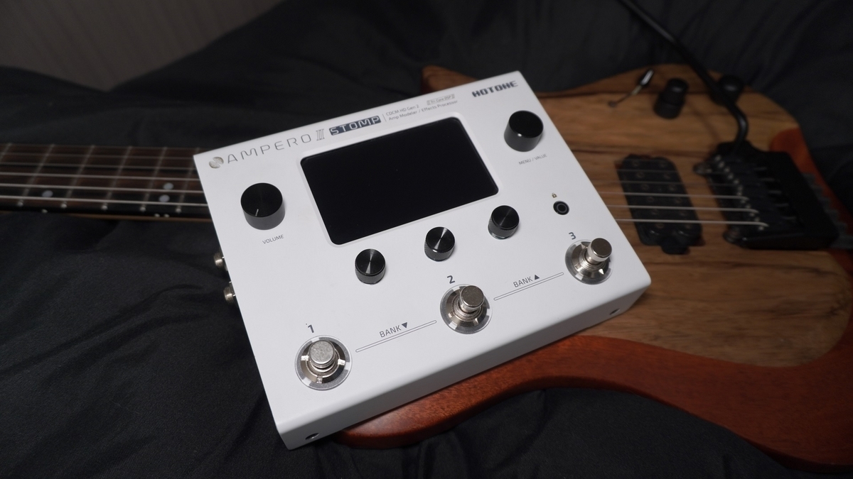 機材レビュー】HOTONE AMPERO Ⅱ STOMP ギター、ベース、アコギと