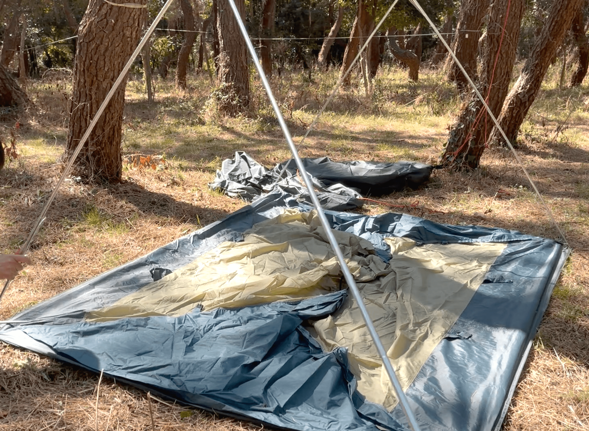 モンベル ムーンライトⅢを使ってみた - 昨日からキャンプ始めました