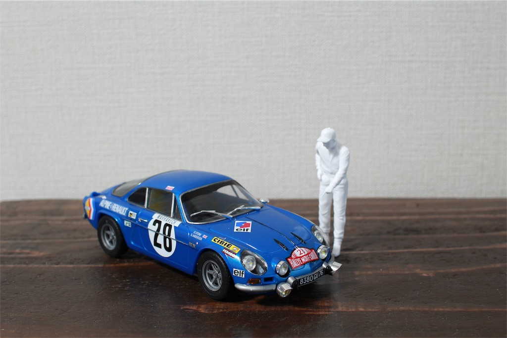 優雅な曲線に立ち入る ルノー タミヤ1/24アルピーヌ ルノーA110