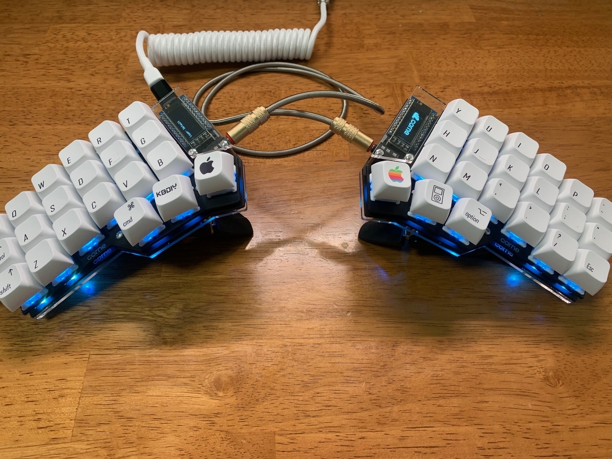 キーボードを組み立てるときのメモ(Corne Cherry V3 + Holy panda