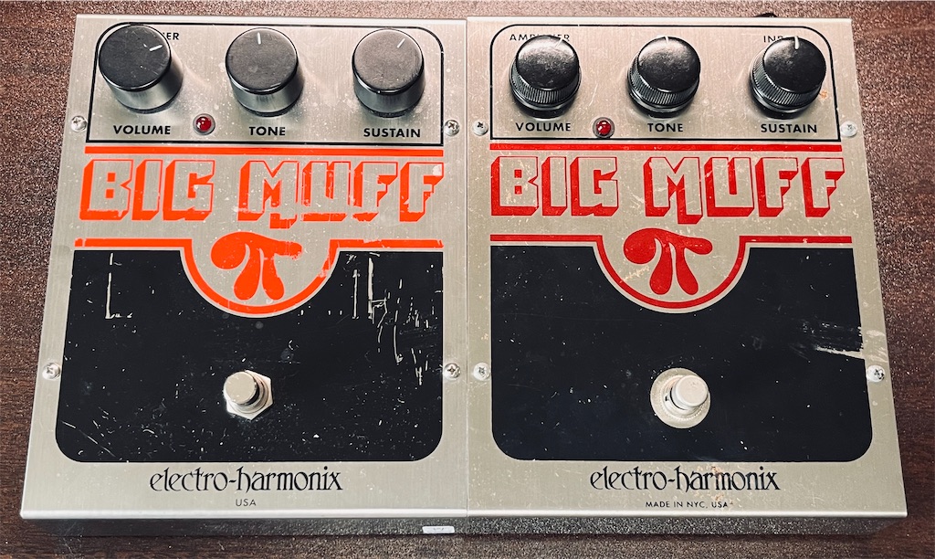 electro-harmonix / BIG MUFF π リイシュー現行と初期の比較