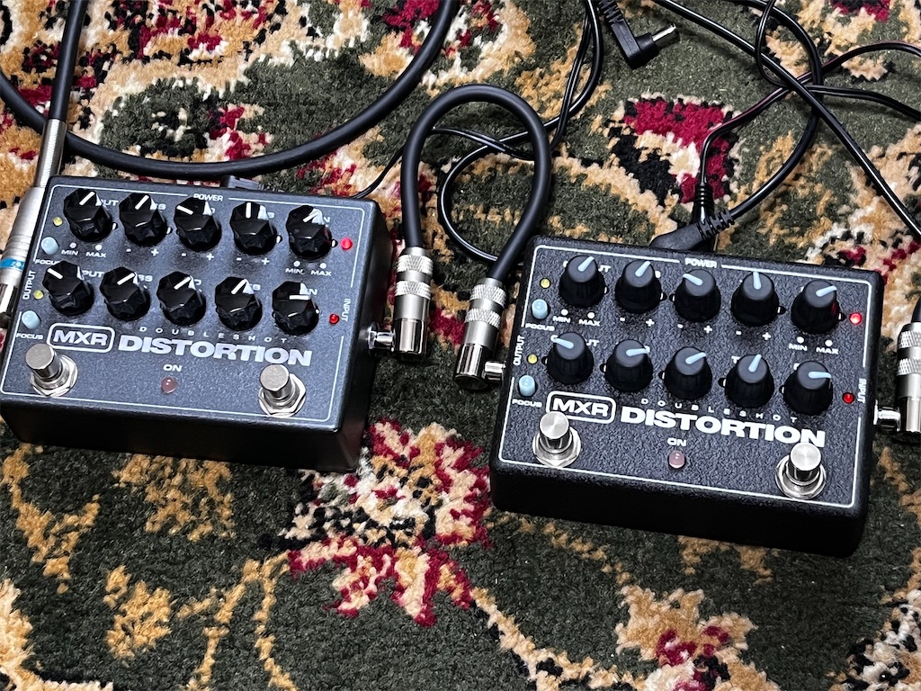 MXR / DOUBLE SHOT DISTORTION リイシューvsオリジナル