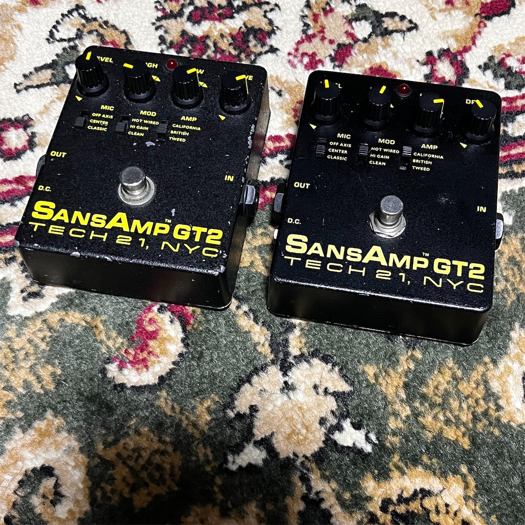 TECH21 / SANSAMP GT-2 レビューと比較 - △▽エフェクターレビューと