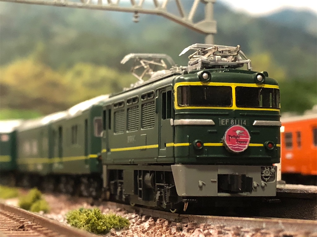 Bトレ車両とN化】EF81トワイライト色 - いまさらながらショーティーに