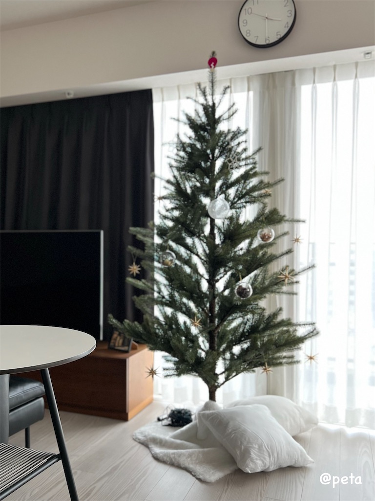 IKEAのツリーとクリスマスグッズを購入 - いえブログ by peta