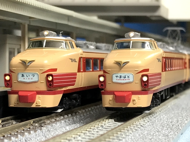 TOMIX 485系 やまばと・あいづセット 入線 - 休日の屋根裏