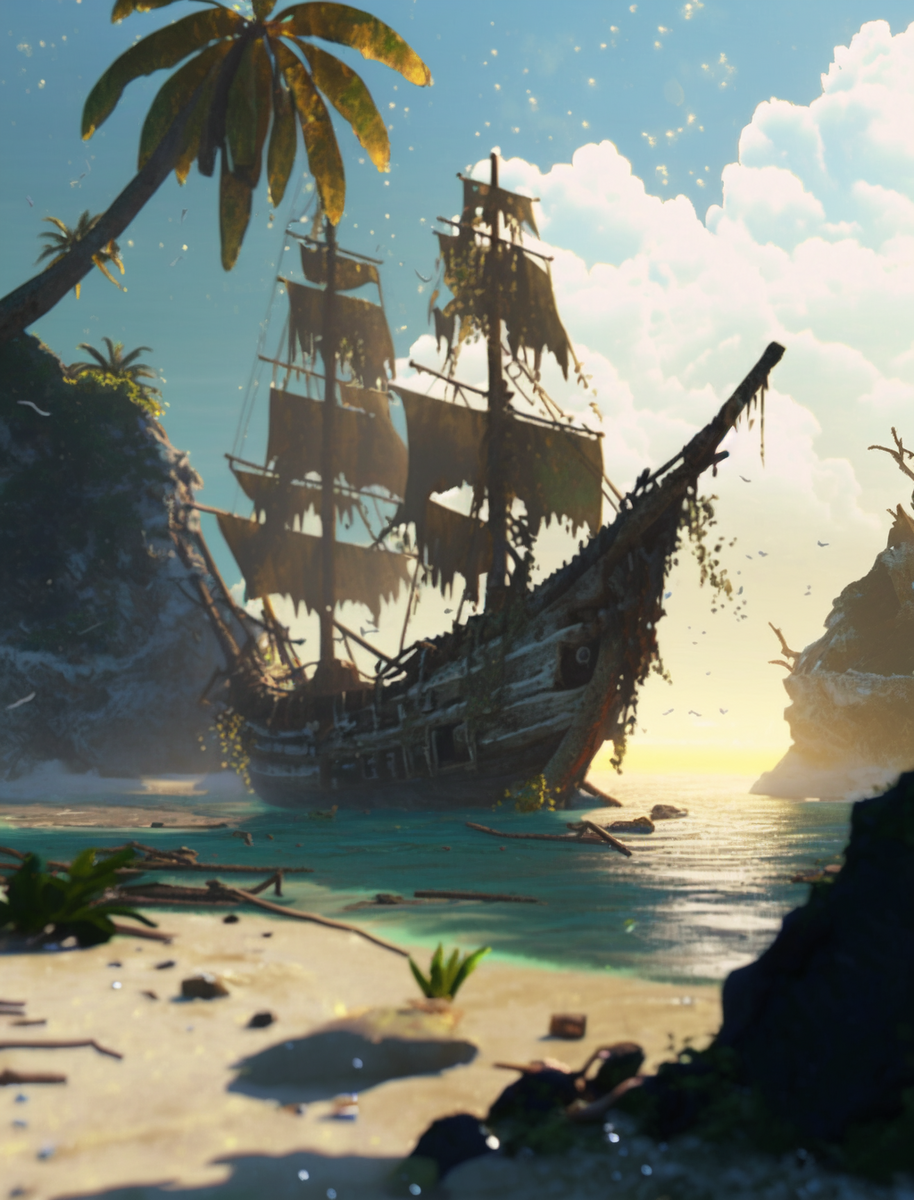 パイレーツ・オブ・カリビアンで出そうな難破船 - そらの日記