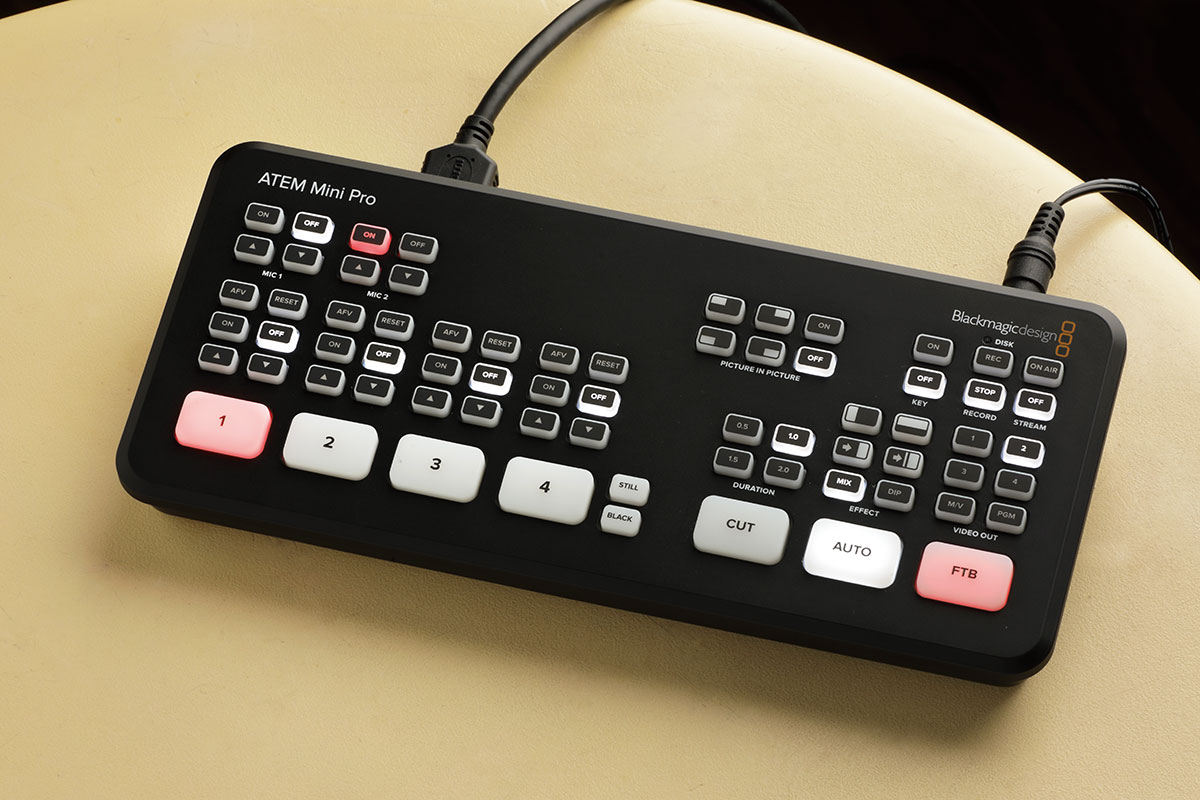 BLACKMAGIC DESIGN Atem Mini / Atem Mini Pro / Blackmagic Pocket