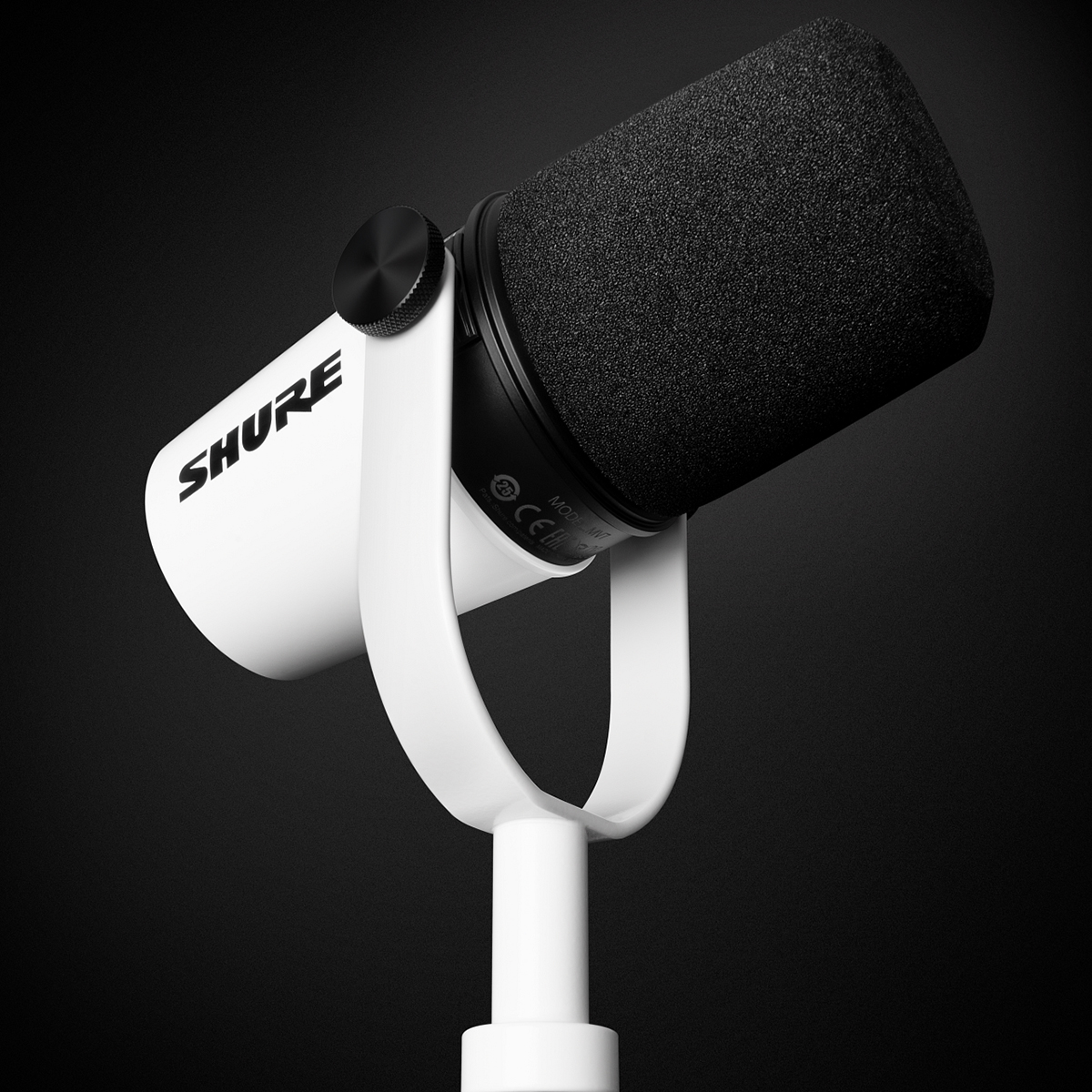 配信に特化したダイナミックマイクSHURE MV7に限定ホワイトカラーが