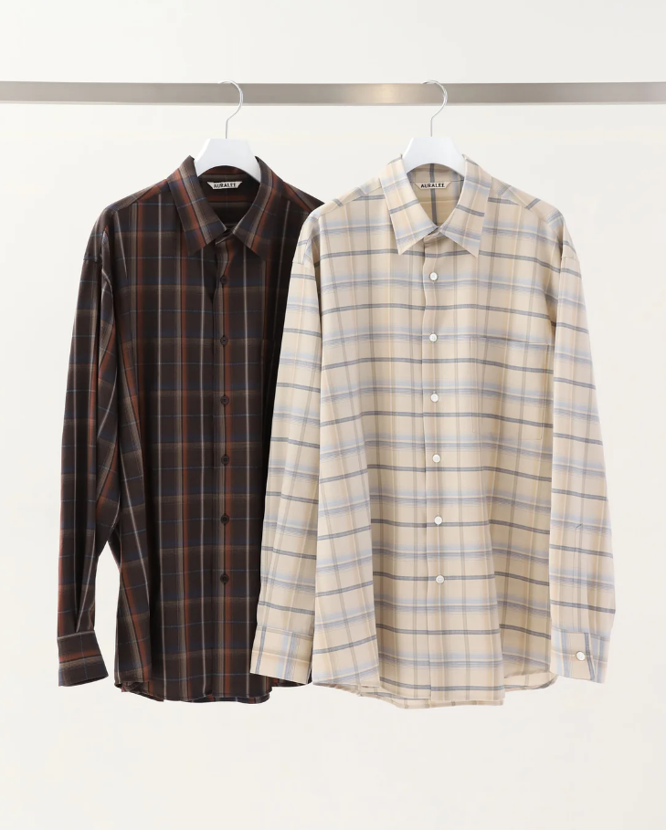 AURALEE 歴代チェックシャツまとめと個人的オススメをご紹介。 - Fuku-Hack