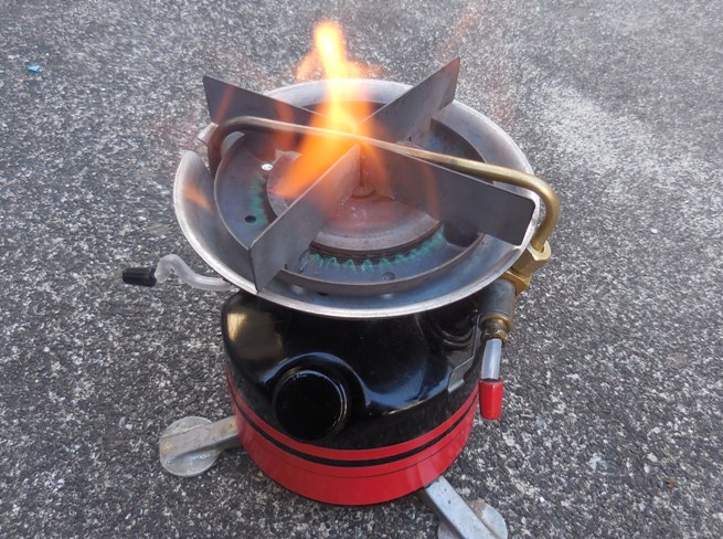 コールマン PEAK1 400A ツーレバー⑦ 再度、点火! 大丈夫、使えます