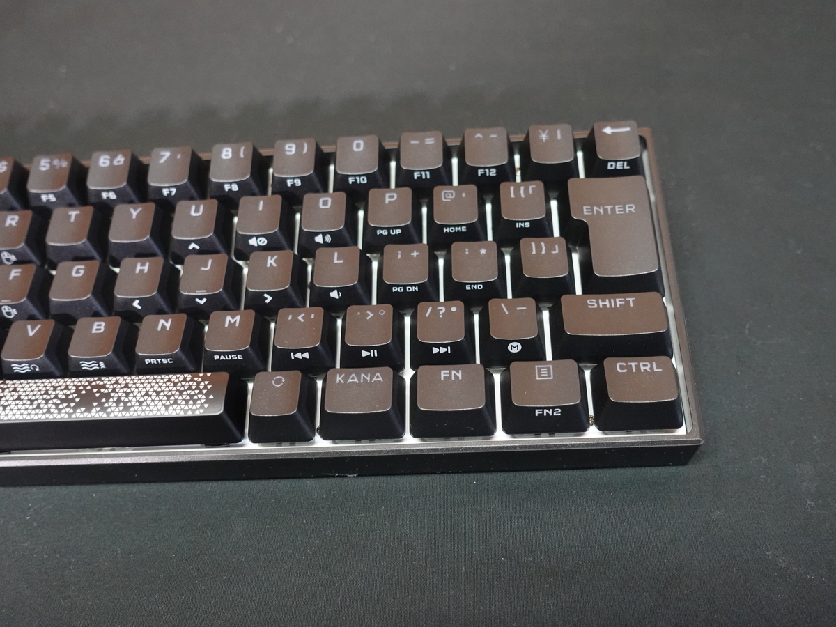 CORSAIR K65 RGB MINI 銀軸 日本語配列のレビュー】ポーリングレート
