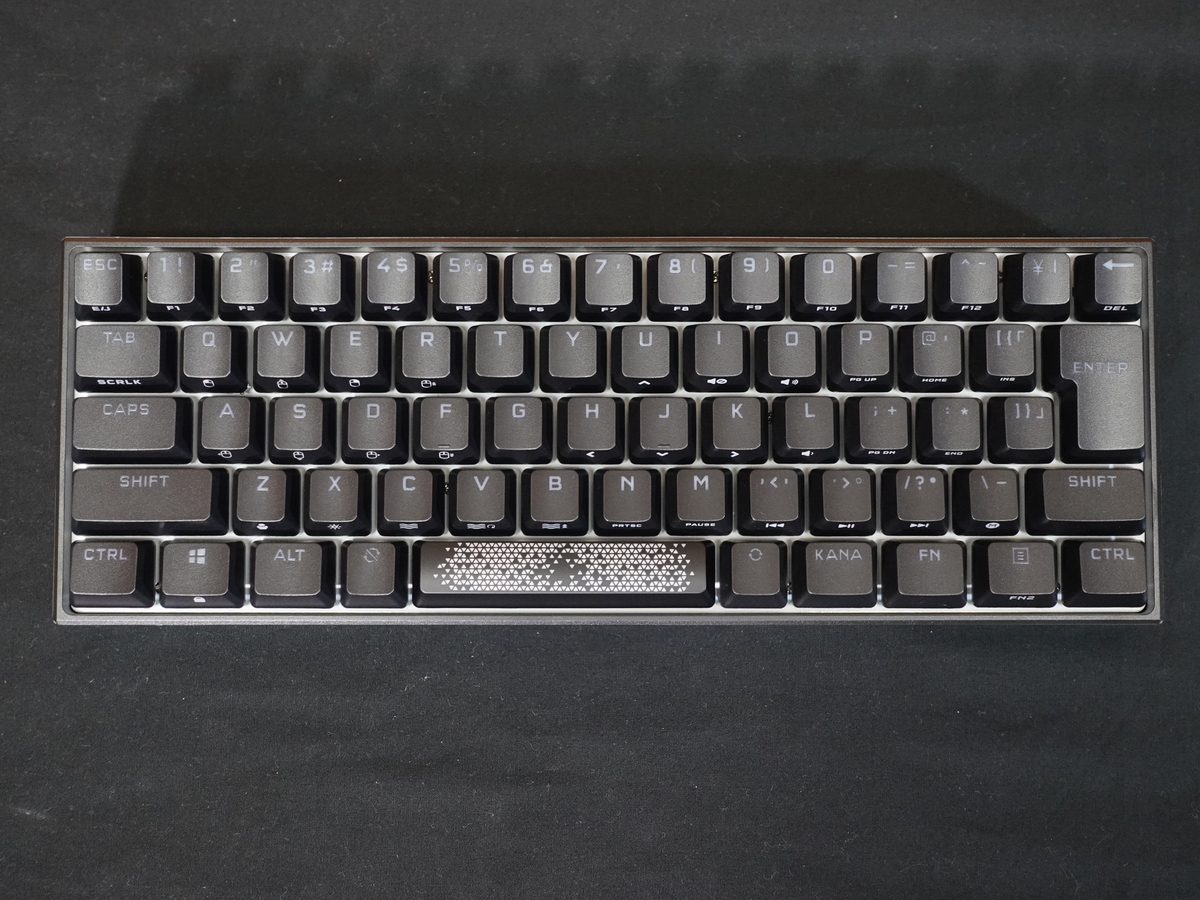 CORSAIR K65 RGB MINI 銀軸 日本語配列のレビュー】ポーリングレート