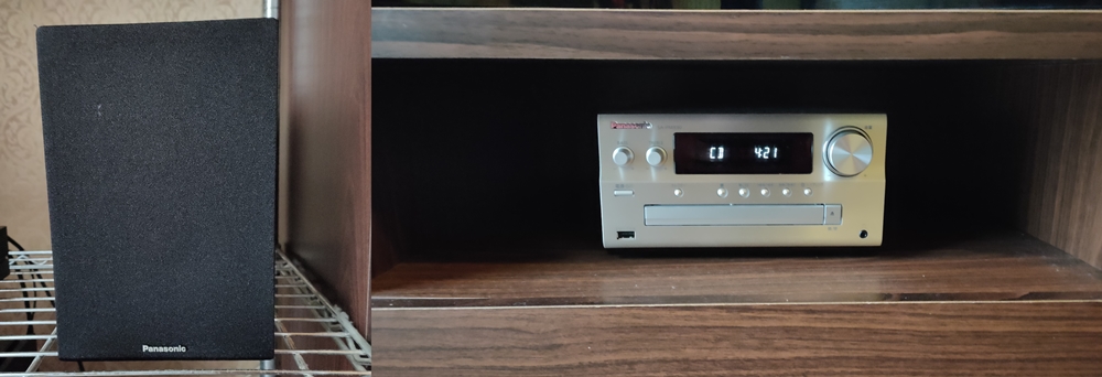 パナソニック Panasonic ミニコンポ SC-PMX90-S の設置＆音源の聴き