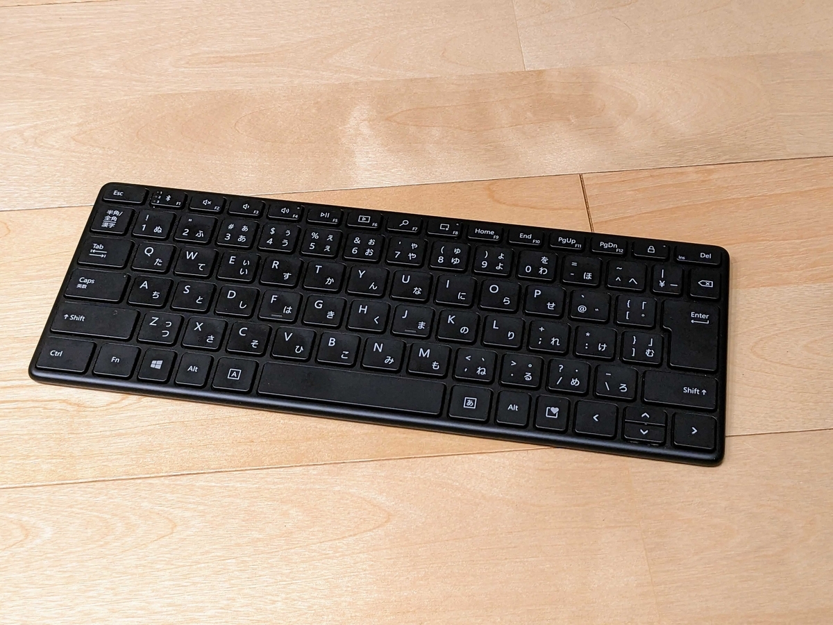 Microsoft Designer Compact Keyboard がMacでは英語配列で認識されて