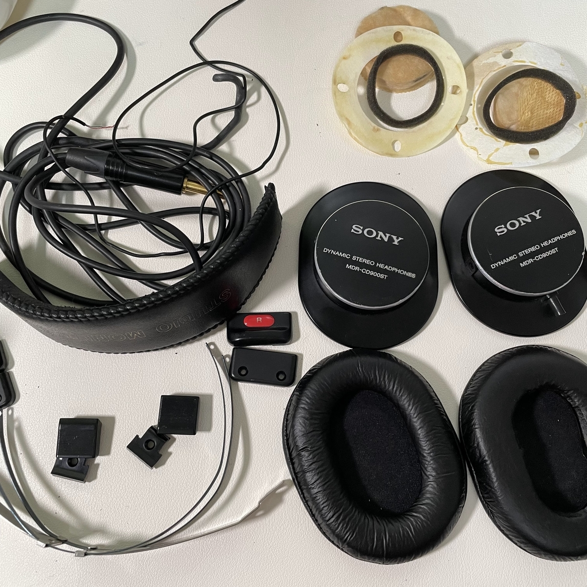 SONY『MDR-CD900ST』自分で分解して修理・メンテナンス！いくらかかる
