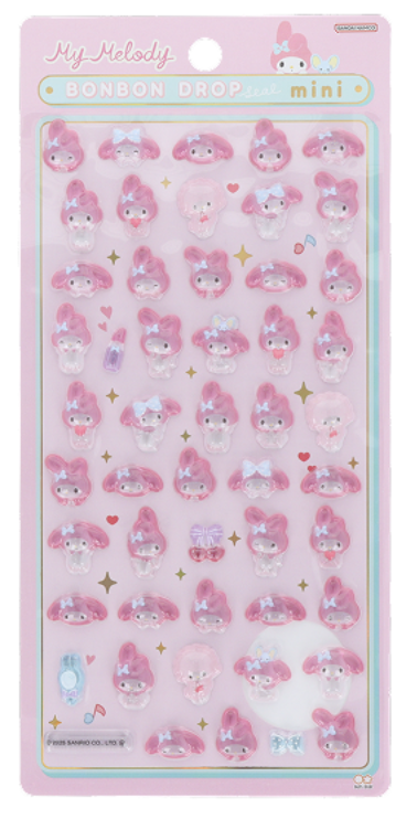 サンリオ】ボンボンドロップシールmini｜2026年1月発売の新作全8種