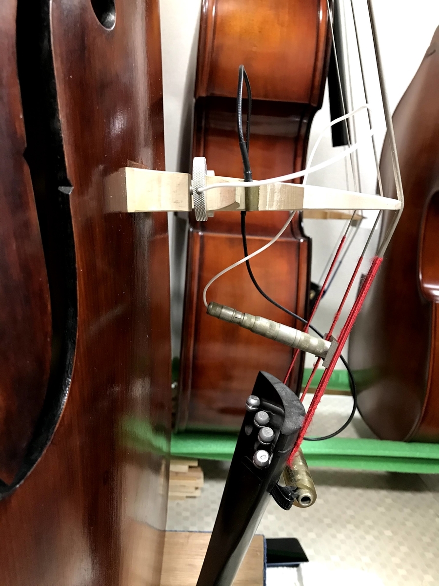 コントラバス駒のアジャスター取り付け | ベースランド