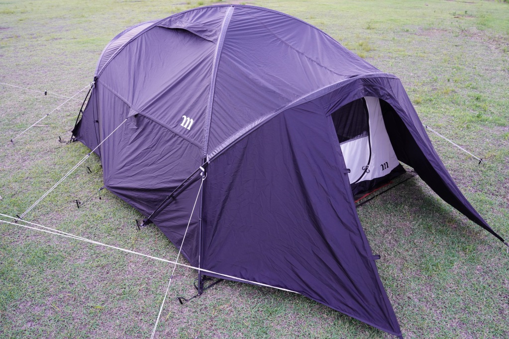 ムラコ】ノーム3P一年使用レビュー！真っ黒テントはやっぱりかっこいい