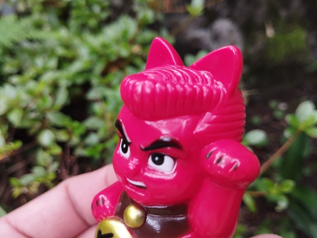 ゴッコ堂×リアルヘッド / マネ気合田くん＆たぬ気合田くん［赤成形