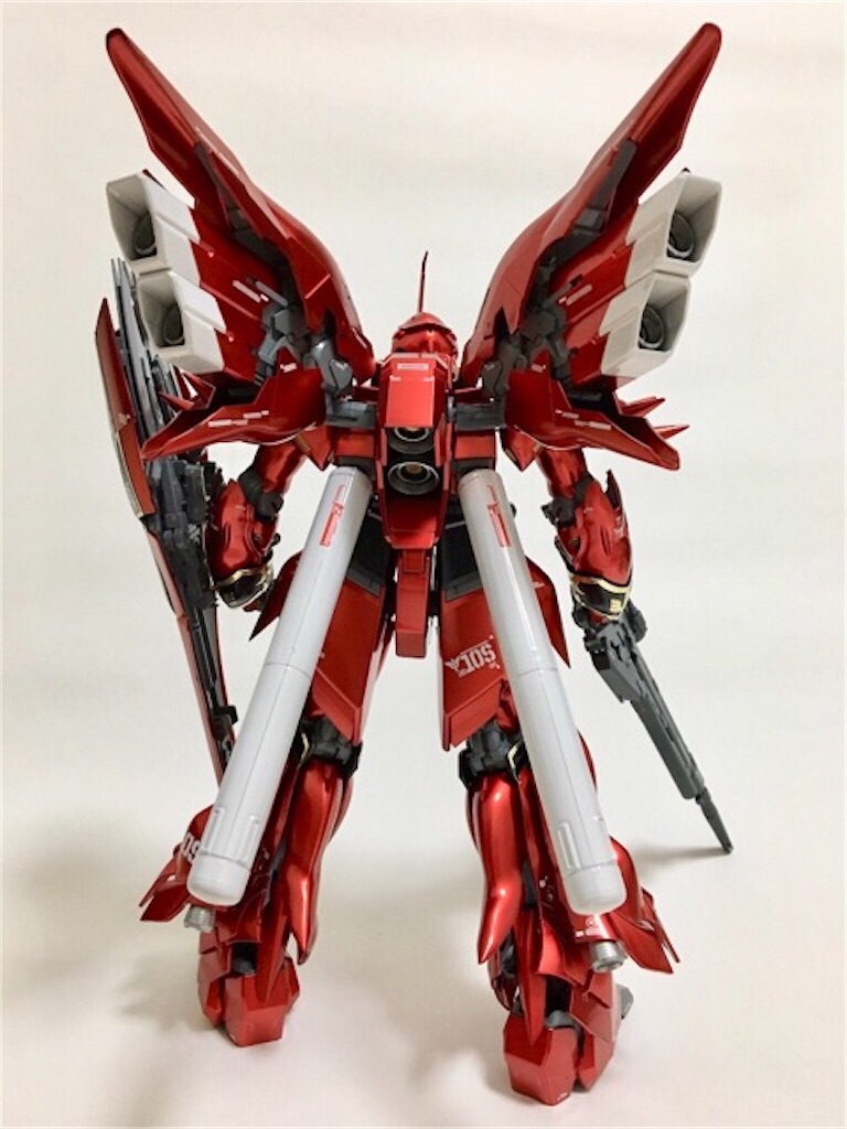 ガンプラ MG シナンジュ Ver.Ka チタニウムフィニッシュ 完成 - つくり