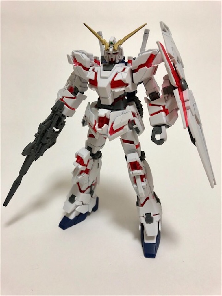 ガンプラ HGUC ユニコーンガンダム〔デストロイモード〕完成編