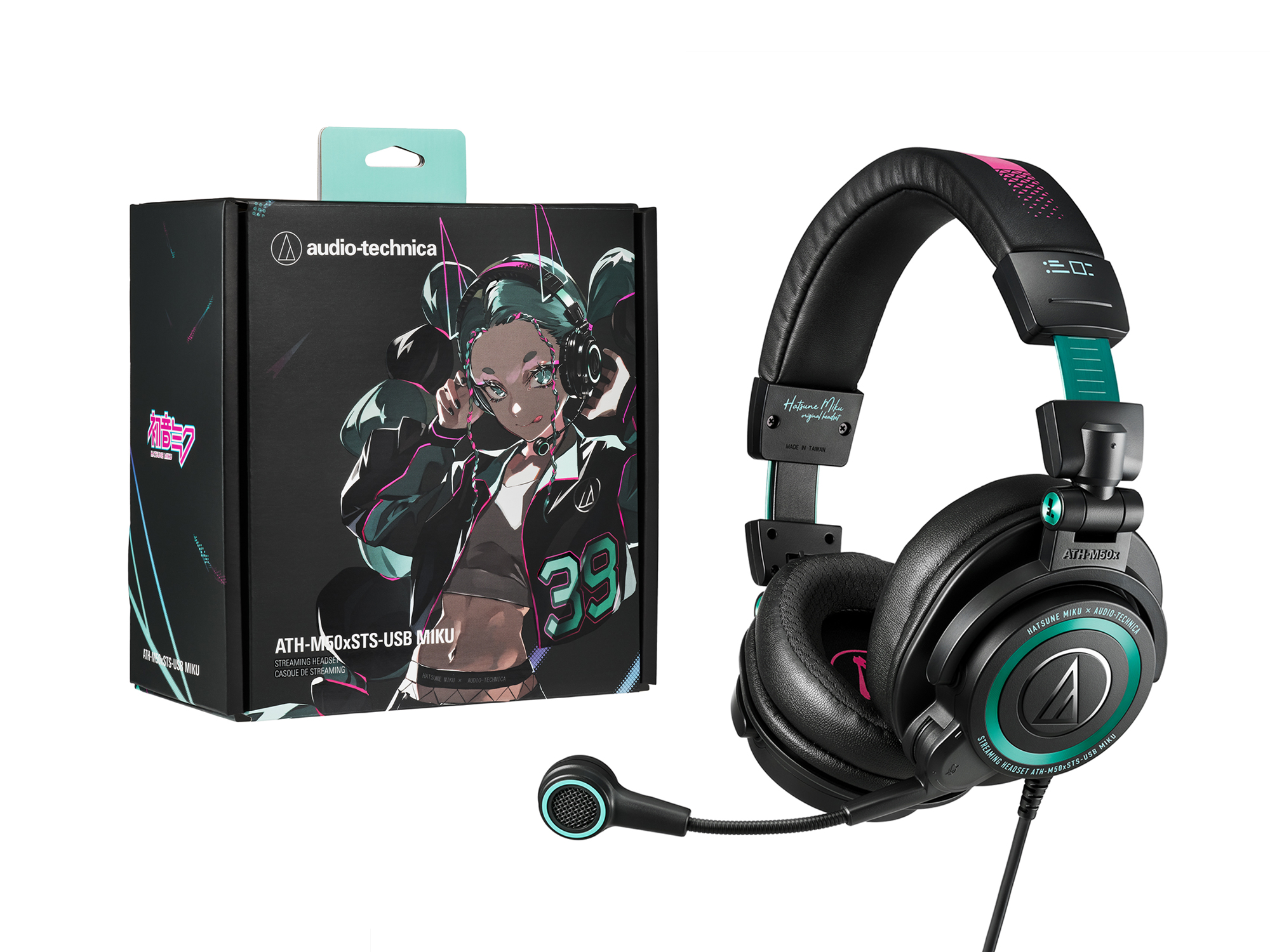 8月22日発売】オーディオテクニカ、初音ミクとコラボしたUSBヘッド