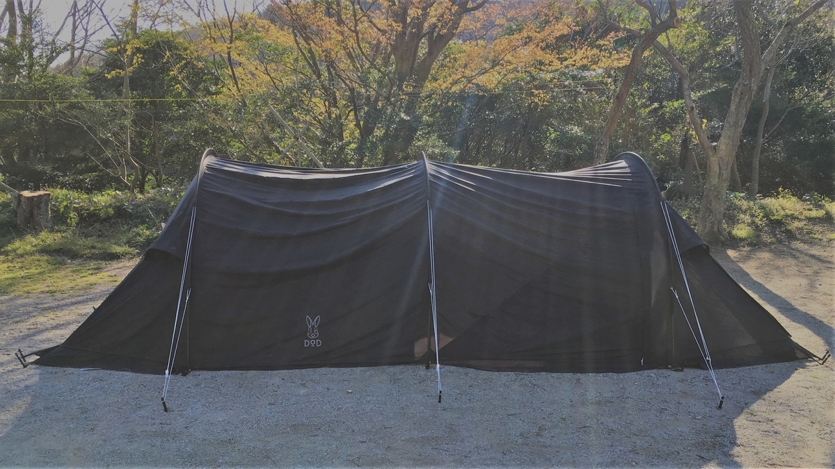 グルキャンを楽しむ。DODのカマボコテントソロが、カッコよすぎ
