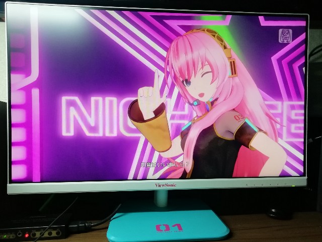 ツクモ限定】ViewSonic × HATSUNE MIKUディスプレイ VA2456-MIKU