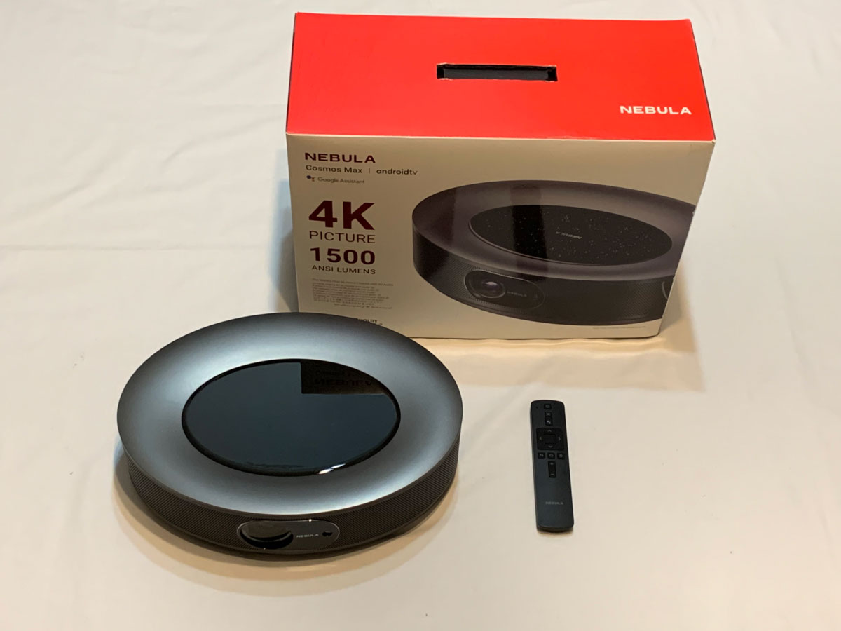 4Kプロジェクター「Nebula (ネビュラ) Cosmos Max」を試してみた