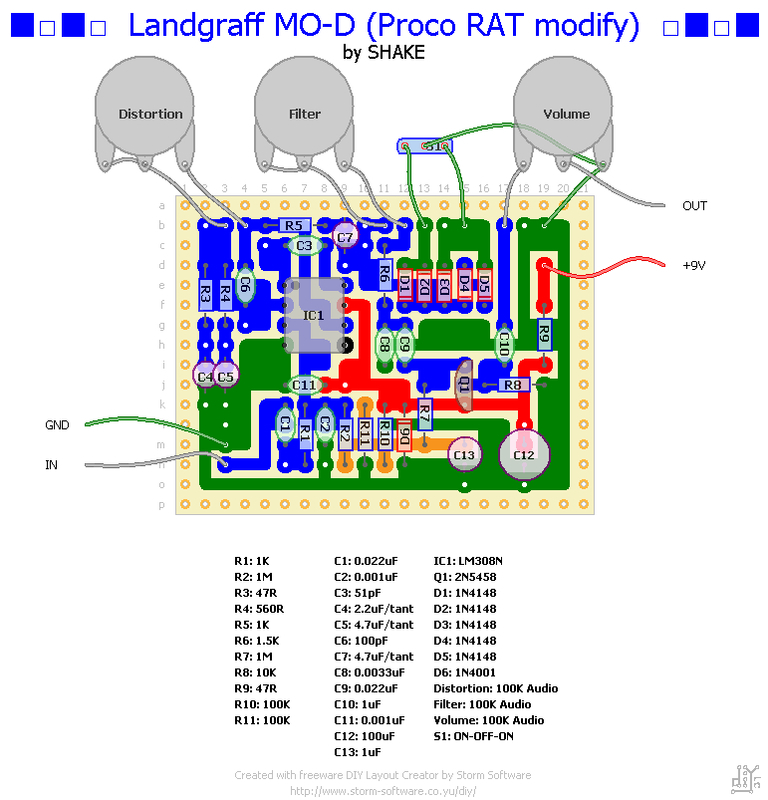 ☆Landgraff MO-D（回路図&レイアウト公開!!!）☆ - SHA-KE'S Blog