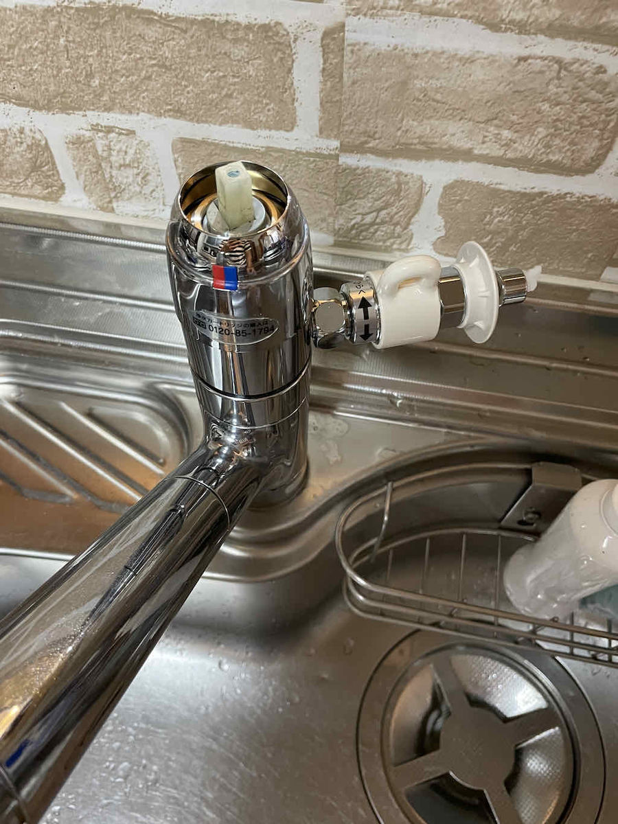 NP-TH4】食洗機用に分岐水栓の取り付け【JF-2450SXにCB-SXG7】 - ほぼ