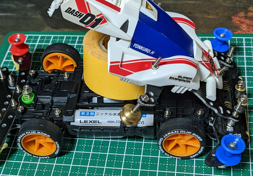 ミニ四駆】MSフレキシャーシ体験実験機・・・仮完成とする - おっさん