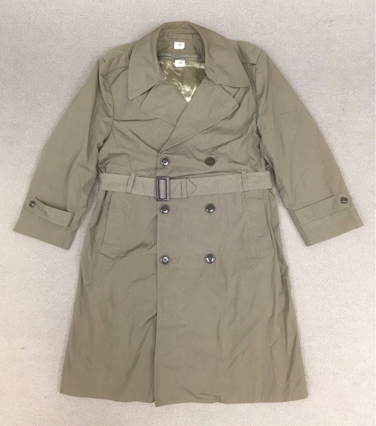 スーツでの通勤用に！【アメリカの軍服】海兵隊トレンチコート（オール