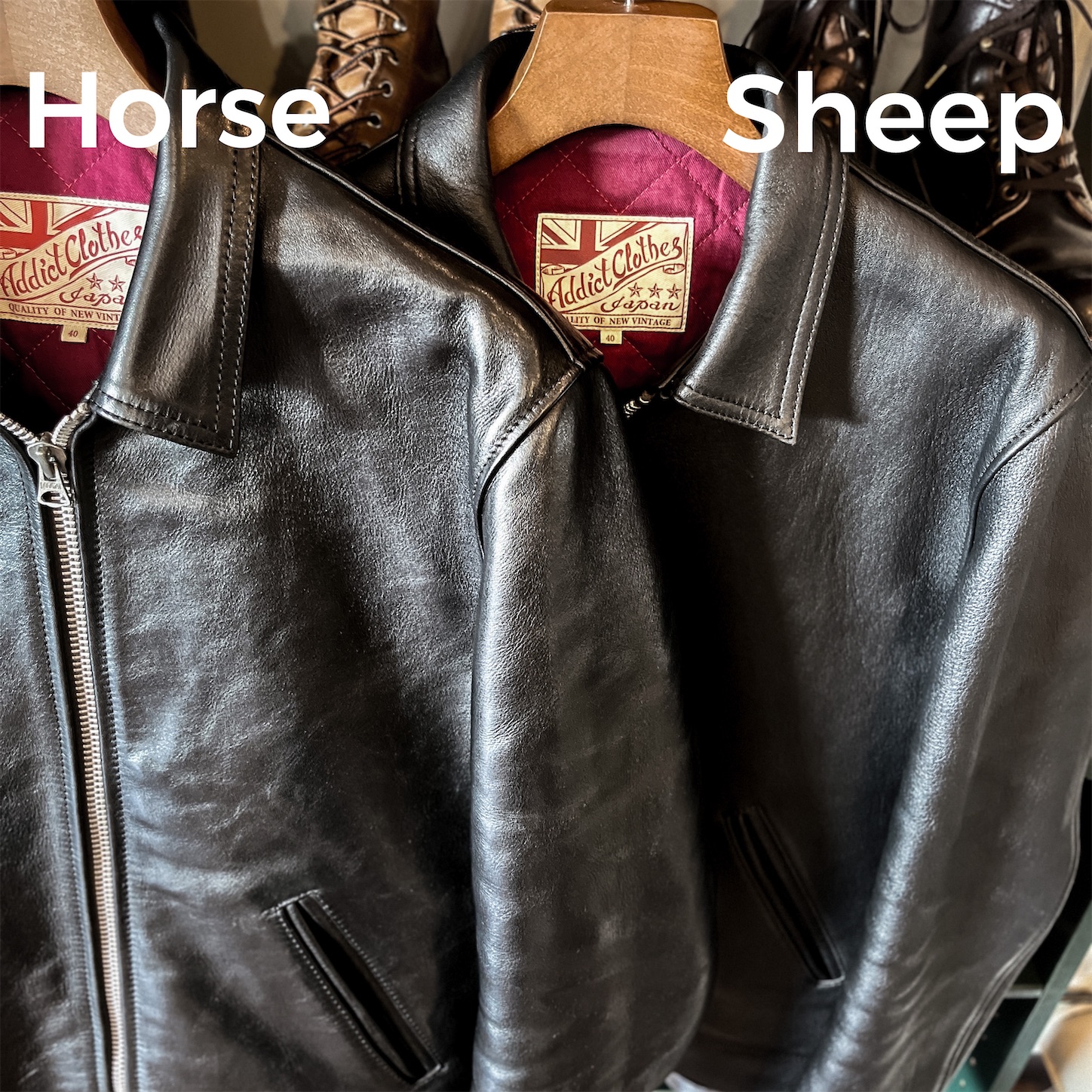 ADDICT CLOTHES AD-01(HORSE HIDE) - 美容室アムリタのアメカジ基地