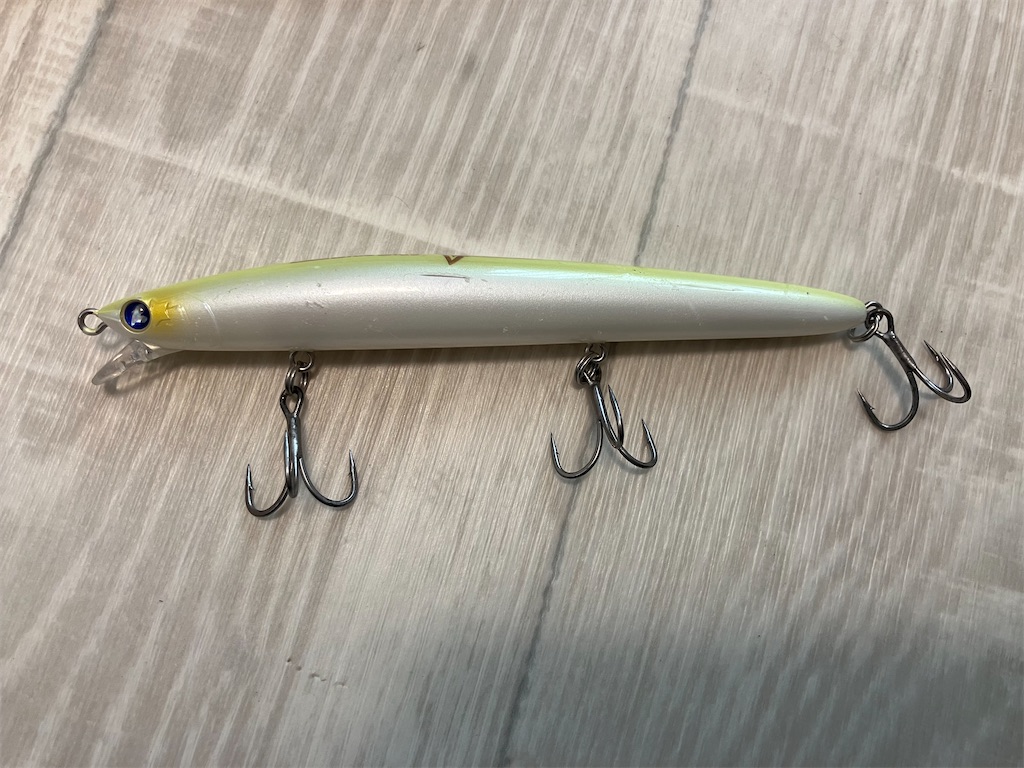 ブローウィン125F slim インプレ】 ブルーブルー シーバスルアー