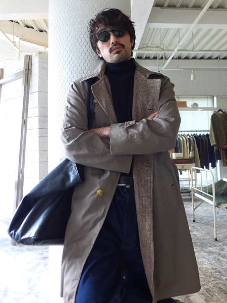 1970s Vintage Christian Dior Trench Coat ヴィンテージディオール