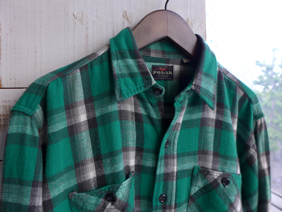 1960s Vintage Polar Cotton Heavy Flannel Shirt ヴィンテージ