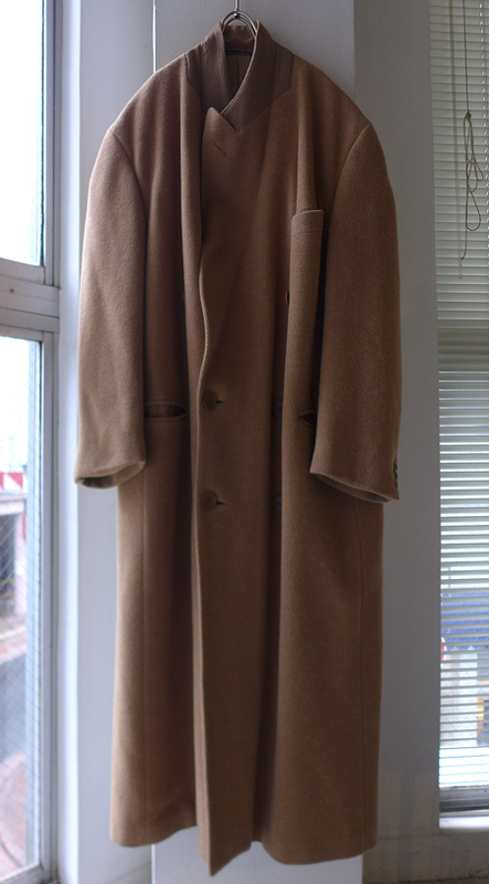 1980～90s Vintage Giorgio Armani Wool Alpaca Double Breasted Coat