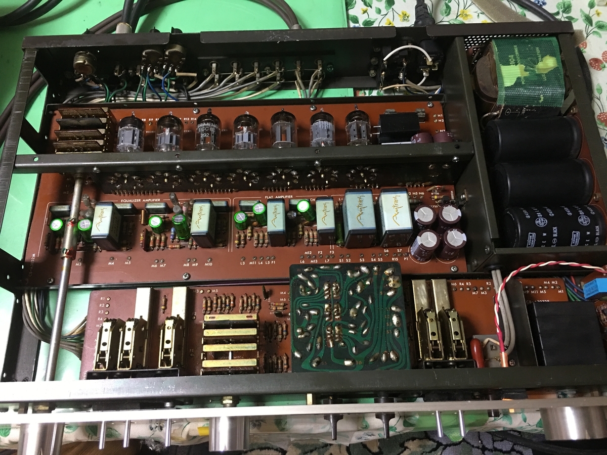 LUX CL-32 プリアンプの修理（1） - 真空管アンプ製作