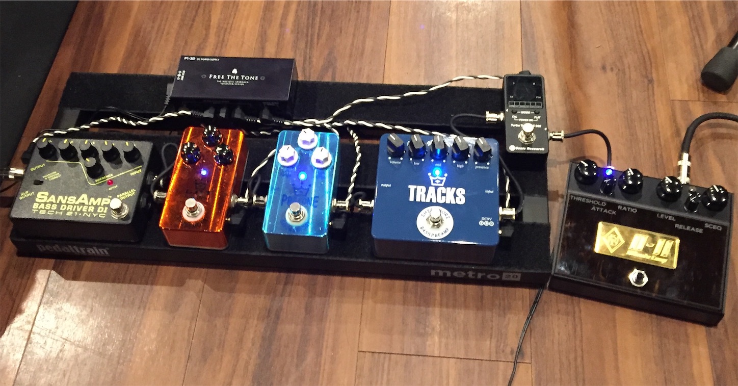 ベース用エフェクターボード② - あさぎベーススタジオ