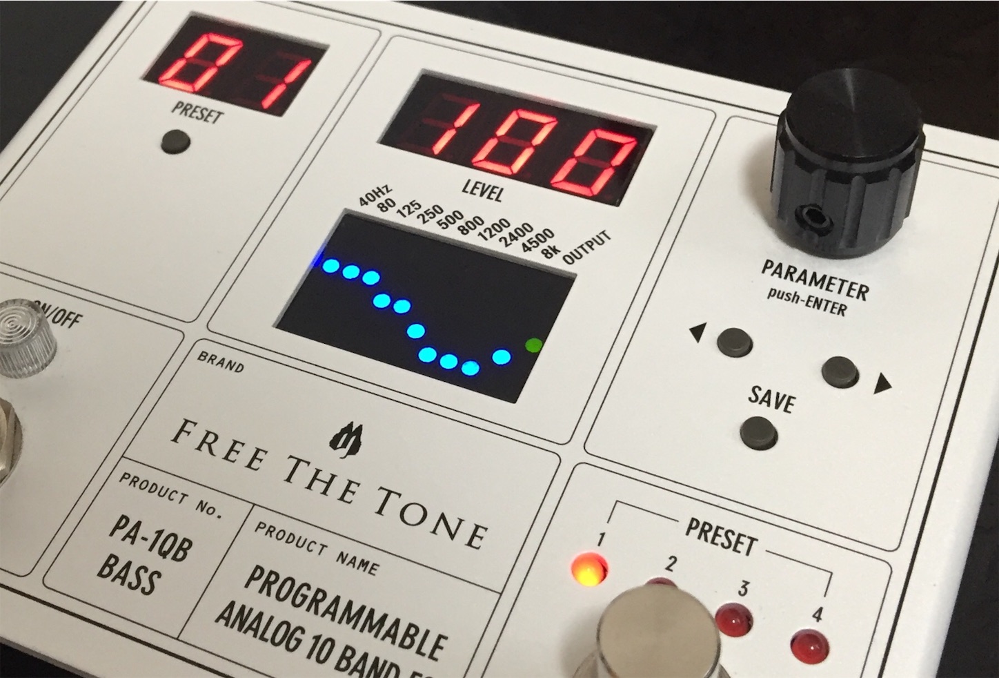 レビュー】FREE THE TONE PA-1QB PROGRAMMABLE ANALOG 10 BAND EQ