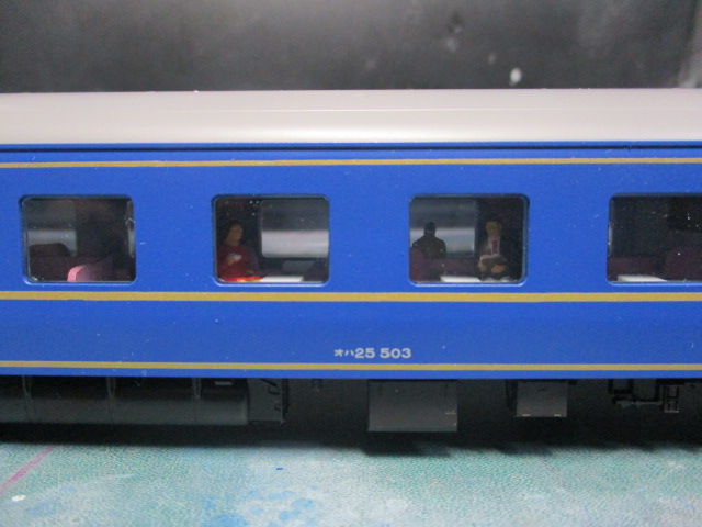 HO オハ25-500ロビーカーとカニ24-511 完成！ - 酒井塗装工房
