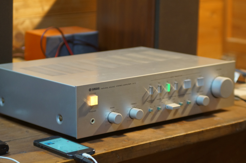 YAMAHA A-5 おしゃれでカッコいいプリメインアンプを買った。 - 古い